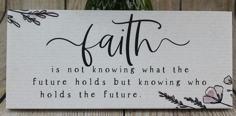 Faith wooden sign from Flowers by Ray and Sharon in Muskegon, MI