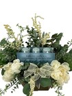Light This Candle As A Remembrance SILK flower arrangement from Flowers by Ray and Sharon in Muskegon, MI