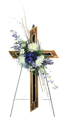 UNTIL WE MEET AGAIN CROSS EASEL from Flowers by Ray and Sharon in Muskegon, MI