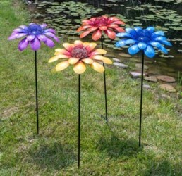 Flower Bird Feeder Garden Stake from Flowers by Ray and Sharon in Muskegon, MI