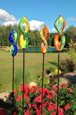 Spiral Art Glass from Flowers by Ray and Sharon in Muskegon, MI