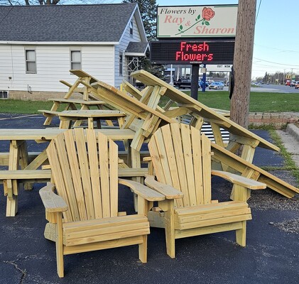 Adirondack Chair from Flowers by Ray and Sharon in Muskegon, MI