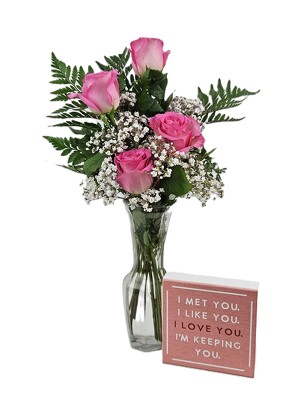 I Love You Bouquet and sign from Flowers by Ray and Sharon in Muskegon, MI