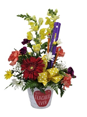 Best Teacher Ever Bouquet from Flowers by Ray and Sharon in Muskegon, MI