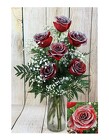 Sparkle Roses - Red with Silver from Flowers by Ray and Sharon in Muskegon, MI