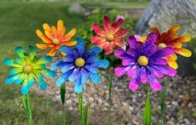 Blossom Burst Garden Stake from Flowers by Ray and Sharon in Muskegon, MI