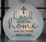 Lord Bless This Home Tea-Light from Flowers by Ray and Sharon in Muskegon, MI