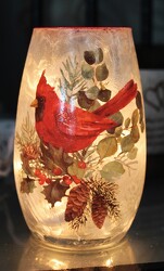 Cardinal Light-up with open top from Flowers by Ray and Sharon in Muskegon, MI