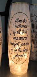 May The Memories Of All That Was Shared... Light-up from Flowers by Ray and Sharon in Muskegon, MI