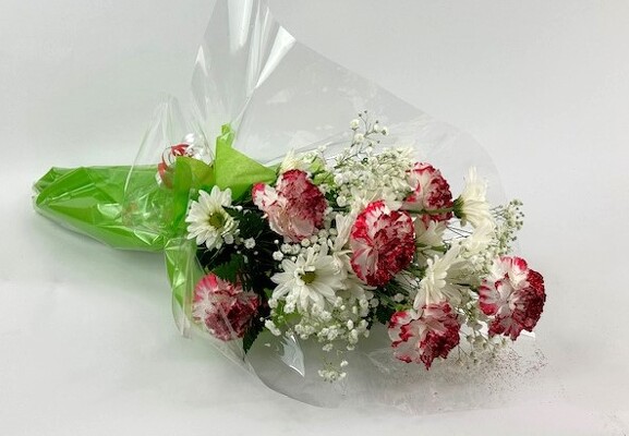 School Spirit Bouquet - Red & White from Flowers by Ray and Sharon in Muskegon, MI