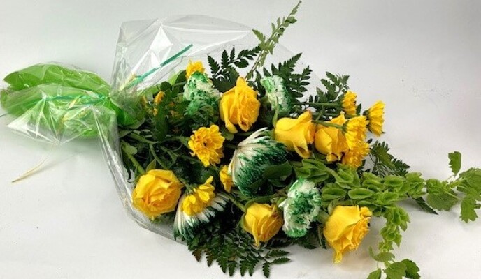 Premium School Spirit Bouquet - color options available from Flowers by Ray and Sharon in Muskegon, MI