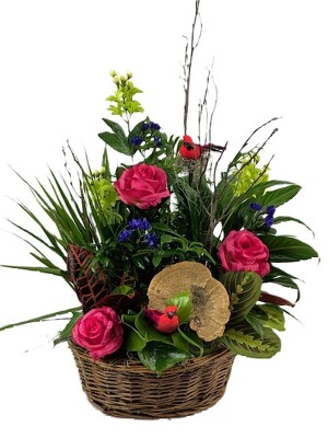 Planter Basket - Extra Large Decorated from Flowers by Ray and Sharon in Muskegon, MI