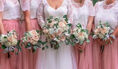 Blushing Bride Wedding from Flowers by Ray and Sharon in Muskegon, MI