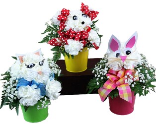 Fido, Whiskers or Cottontail Bouquets from Flowers by Ray and Sharon in Muskegon, MI