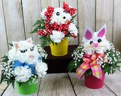 Fido, Whiskers or Cottontail Bouquets from Flowers by Ray and Sharon in Muskegon, MI