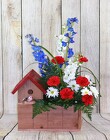 The Birdhouse Bungalow Bouquet from Flowers by Ray and Sharon in Muskegon, MI