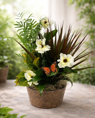 Nature's Harmony Planter from Flowers by Ray and Sharon in Muskegon, MI