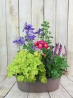 Perennial Garden in a Metal Tub from Flowers by Ray and Sharon in Muskegon, MI