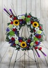 Garden of Memories Wreath from Flowers by Ray and Sharon in Muskegon, MI