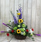 Garden of Memories Basket from Flowers by Ray and Sharon in Muskegon, MI