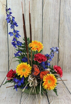 Monarch Visit Bouquet from Flowers by Ray and Sharon in Muskegon, MI