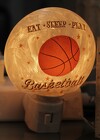 Eat Sleep Play Basketball Night Light from Flowers by Ray and Sharon in Muskegon, MI