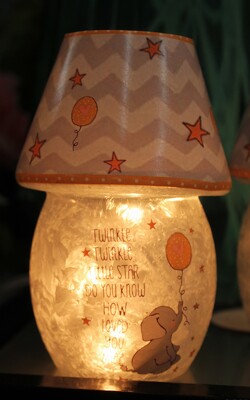 Twinkle Twinkle Night-light with Elephant from Flowers by Ray and Sharon in Muskegon, MI