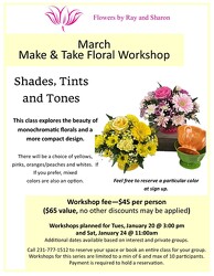 JANUARY 20, 2026 3:00 PM from Flowers by Ray and Sharon in Muskegon, MI