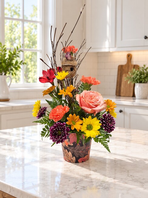 Autumn Nesting Bouquet from Flowers by Ray and Sharon in Muskegon, MI Autumn Nesting Bouquet from Flowers by Ray and Sharon in Muskegon, MI