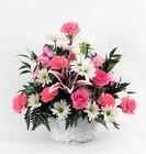 BASKET OF PINKS from Flowers by Ray and Sharon in Muskegon, MI