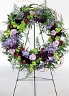 GARDEN TRIBUTE WREATH EASEL from Flowers by Ray and Sharon in Muskegon, MI