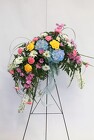 BEAUTIFUL MEMORIES STANDING SPRAY from Flowers by Ray and Sharon in Muskegon, MI