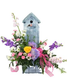 BEAUTIFUL MEMORIES BIRDHOUSE from Flowers by Ray and Sharon in Muskegon, MI