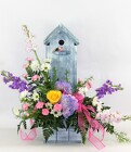BEAUTIFUL MEMORIES BIRDHOUSE from Flowers by Ray and Sharon in Muskegon, MI