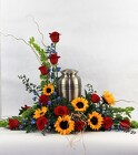 WE TREASURE YOUR MEMORY URN SURROUND from Flowers by Ray and Sharon in Muskegon, MI
