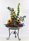 WE TREASURE YOUR MEMORY BIRD BATH from Flowers by Ray and Sharon in Muskegon, MI
