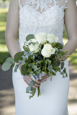 Simply White Wedding from Flowers by Ray and Sharon in Muskegon, MI